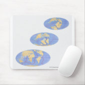 Tapis De Souris Série d'illustrations de la terre (Avec souris)