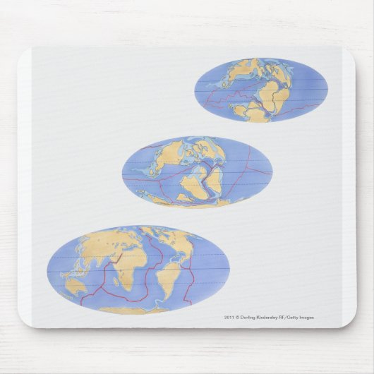 Tapis De Souris Série d'illustrations de la terre (Devant)