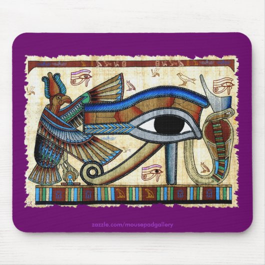 Tapis De Souris Série EYE OF HORUS (Wadjet) (Devant)