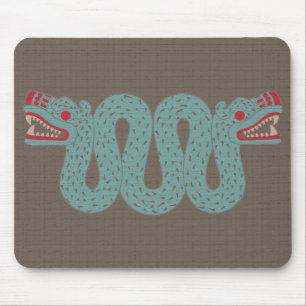 Tapis De Souris Serpent aztèque Mousepad