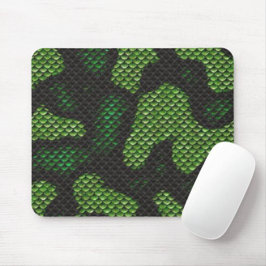 Tapis De Souris Serpent Camo MousePad (Avec souris)