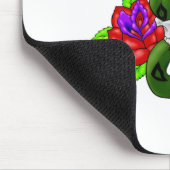 Tapis De Souris Serpent, crâne, et crâne (Coin)