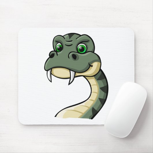 Tapis De Souris Serpent de bande dessinée (Avec souris)