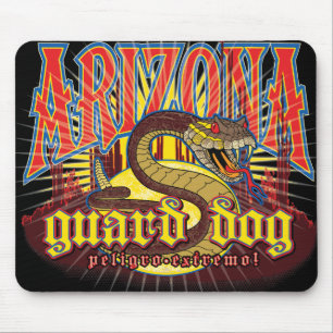 Tapis De Souris Serpent de l'Arizona sur ses gardes