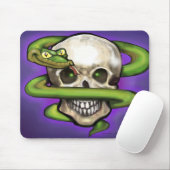 Tapis De Souris Serpent n Crâne (Avec souris)
