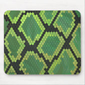 Tapis De Souris Serpent noir et vert (Devant)