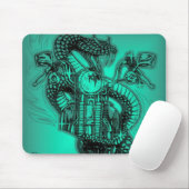 Tapis De Souris Serpent Rider Mousepad (Avec souris)