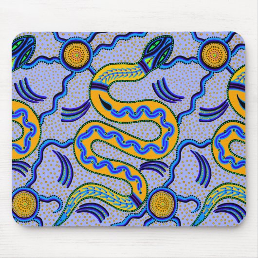 Tapis De Souris Serpent tribal (Devant)