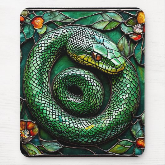 Tapis De Souris Serpent vert (Devant)