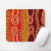 Tapis De Souris Serpents aborigènes . (Avec souris)