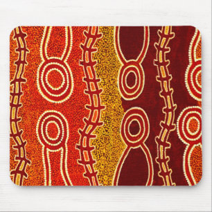 Tapis De Souris Serpents aborigènes .