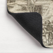 Tapis De Souris Servez d'équipier le massacre et des ours (Coin)