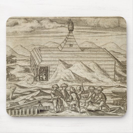 Tapis De Souris Servez d'équipier le massacre et des ours (Devant)