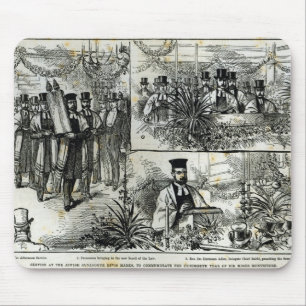 Tapis De Souris Service à la synagogue juive