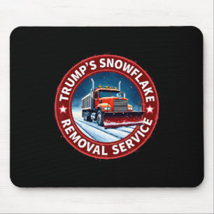 Tapis De Souris Service de déneigement des flocons de neige de Tru