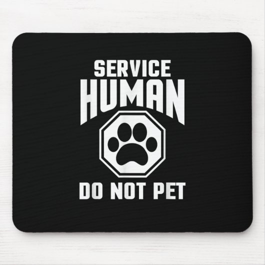 Tapis De Souris Service Design humain ne pas familier Drôle Citati (Devant)