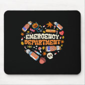 Tapis De Souris Service D'Urgence Soins Infirmiers Coeur Automne A (Devant)