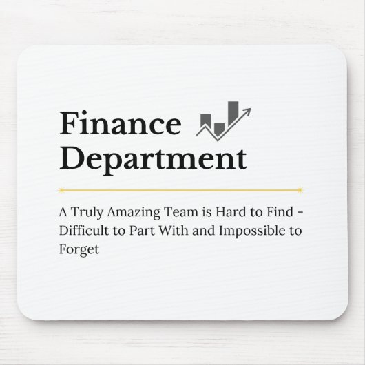 Tapis De Souris Service financier (Devant)