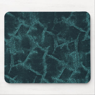 Tapis De Souris serviettes en noir et turquoise texturées