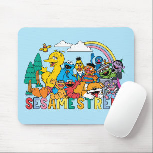Tapis De Souris Sesame Street   Rainbow Wave