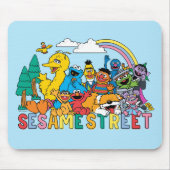 Tapis De Souris Sesame Street | Rainbow Wave (Devant)