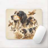 Tapis De Souris Setter anglais (Avec souris)