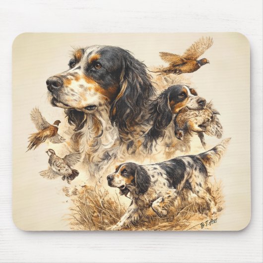 Tapis De Souris Setter anglais (Devant)