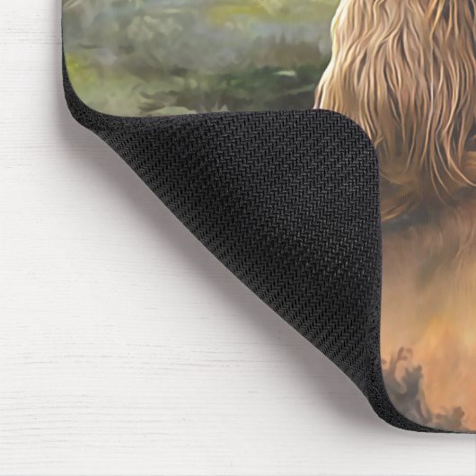 Tapis De Souris setter irlandais avec chiot (Coin)