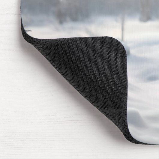 Tapis De Souris Setter Irlandais En Bois D'Hiver (Coin)