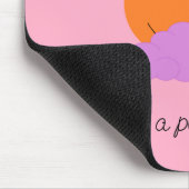 Tapis De Souris Setting Sun with Clouds: Carnation Pink (Coin)