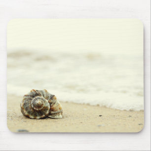Tapis De Souris Seul coquillage sur la plage