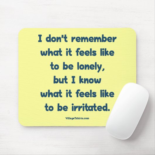 Tapis De Souris Seul irrité (Avec souris)