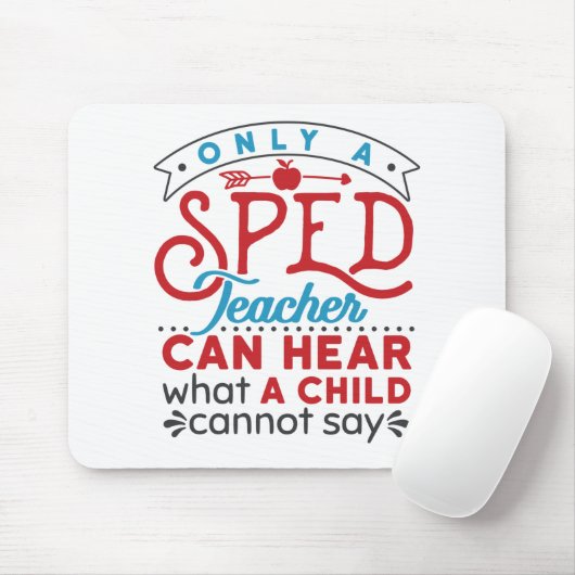Tapis De Souris Seul un professeur de vitesse peut entendre une ap (Avec souris)