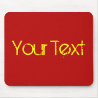 SEULEMENT COULEUR / rouge + votre texte