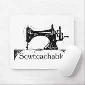 Tapis De Souris Sewteachable Vintage Sewing Machine (Avec souris)