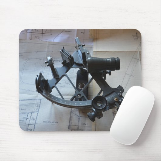 Tapis De Souris Sextant Pour La Navigation Céleste (Avec souris)
