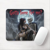 Tapis De Souris Sexy Halloween Mousepad- "Got a Bone for Me ?" (Avec souris)