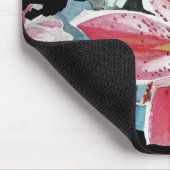 Tapis De Souris Shabby Lily Lillies Art Ordinateur Souris Mat Pad (Coin)