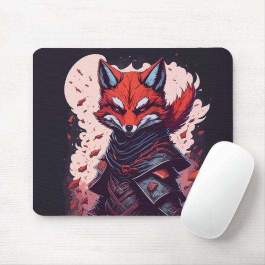 Tapis De Souris Shadow Fox Ninjutsu (Avec souris)
