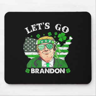 Tapis De Souris Shamrock Brandon Happy Jour de la Saint Patrick Tr