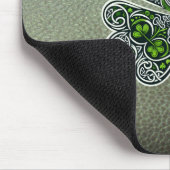 Tapis De Souris Shamrock Colover St.Patrick`s Day Green Leather (Coin)