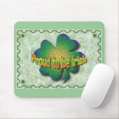 Tapis De Souris Shamrock de Irish Pride (Avec souris)