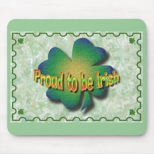 Tapis De Souris Shamrock de Irish Pride (Devant)