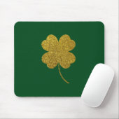 Tapis De Souris Shamrock de la Saint-Patrick (Avec souris)