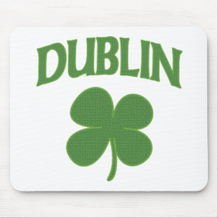 Tapis De Souris Shamrock d'Irlandais de Dublin