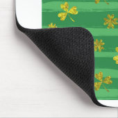 Tapis De Souris shamrock d'or st patrick (Coin)