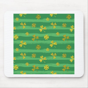 Tapis De Souris shamrock d'or st patrick