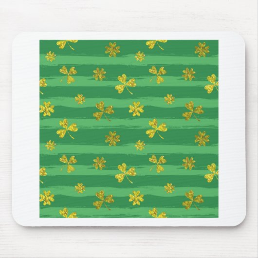Tapis De Souris shamrock d'or st patrick (Devant)