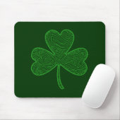 Tapis De Souris Shamrock Mousepad (Avec souris)