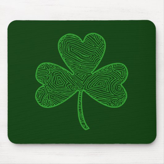 Tapis De Souris Shamrock Mousepad (Devant)